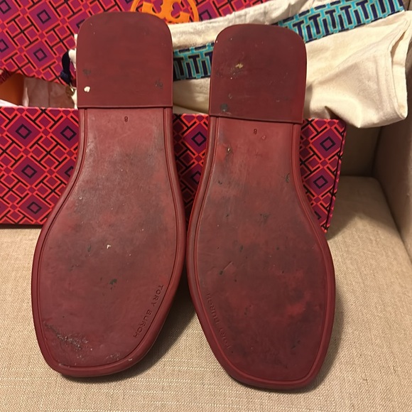 Tory Burch Red T Sport Slide Sandals - Picture 3 of 7